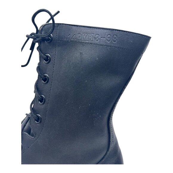 Bates Leather Lace-Up Combat Men\'s Boots Sz. 14R ANSI Z41.1-1991/75 Military NOS
